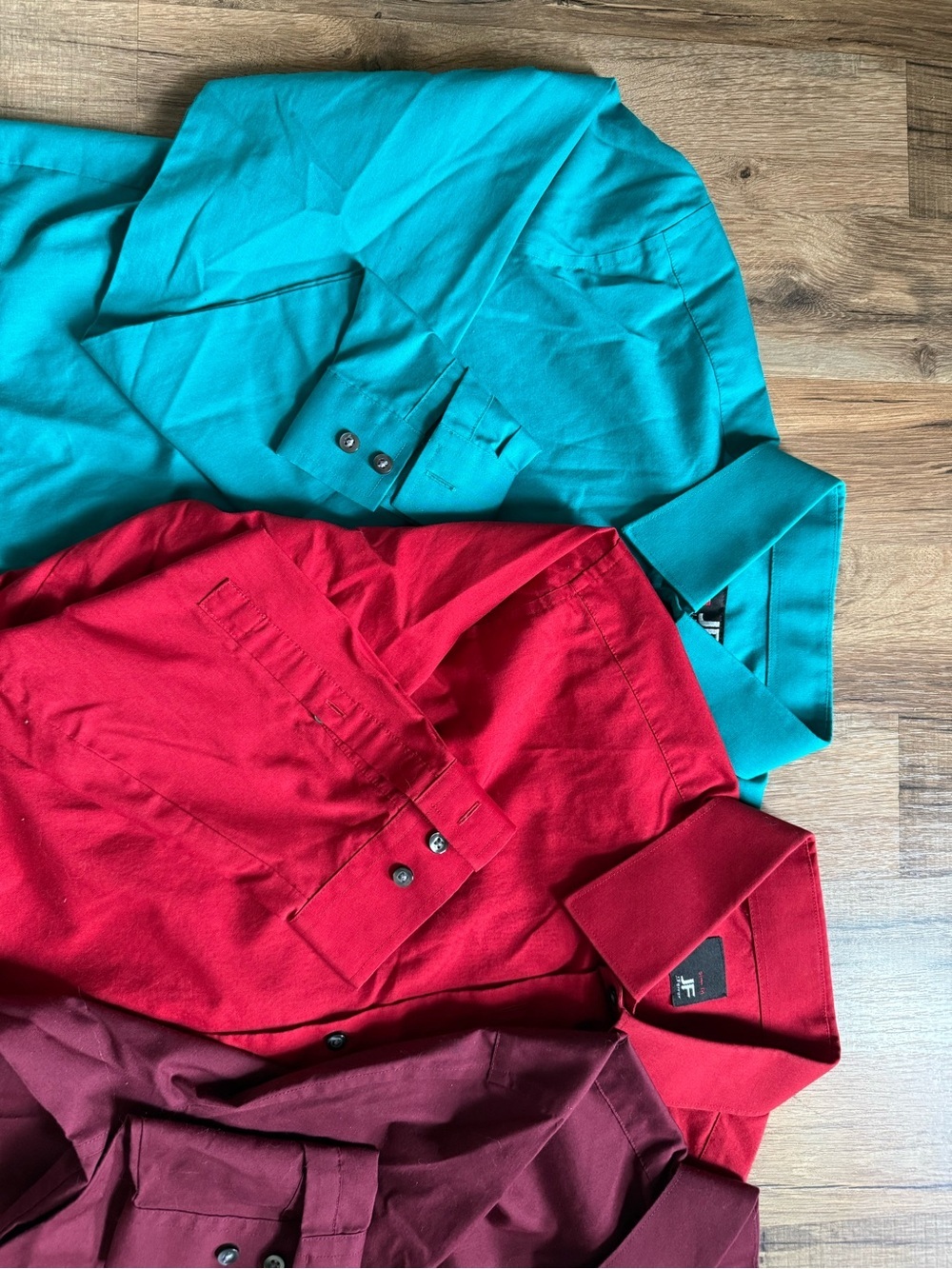 Men's Button-Up Shirt - 5 Mixed Styles & Colors - Picture 2 of 4